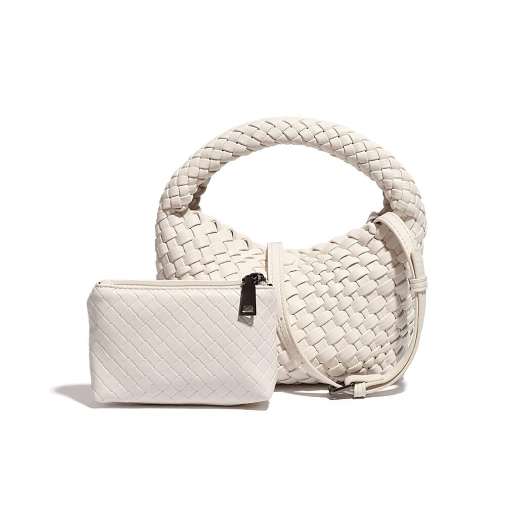 2186 Small Size Woven Handbag and Small Money Bag Luxury Lightweight Vegan